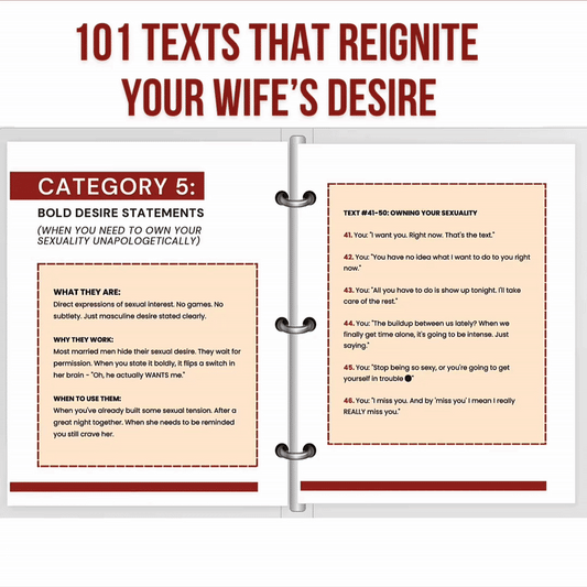 101 Dopamine Texts That Re-Attract Your Wife and Reignite Her Desire